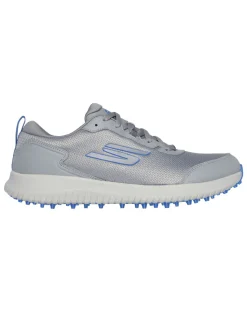 Skechers Mens Golf Shoes|Clearance Shoes|GO GOLF Max Fairway 4 (Extra Wide) Golf Shoes - Grey/Blue