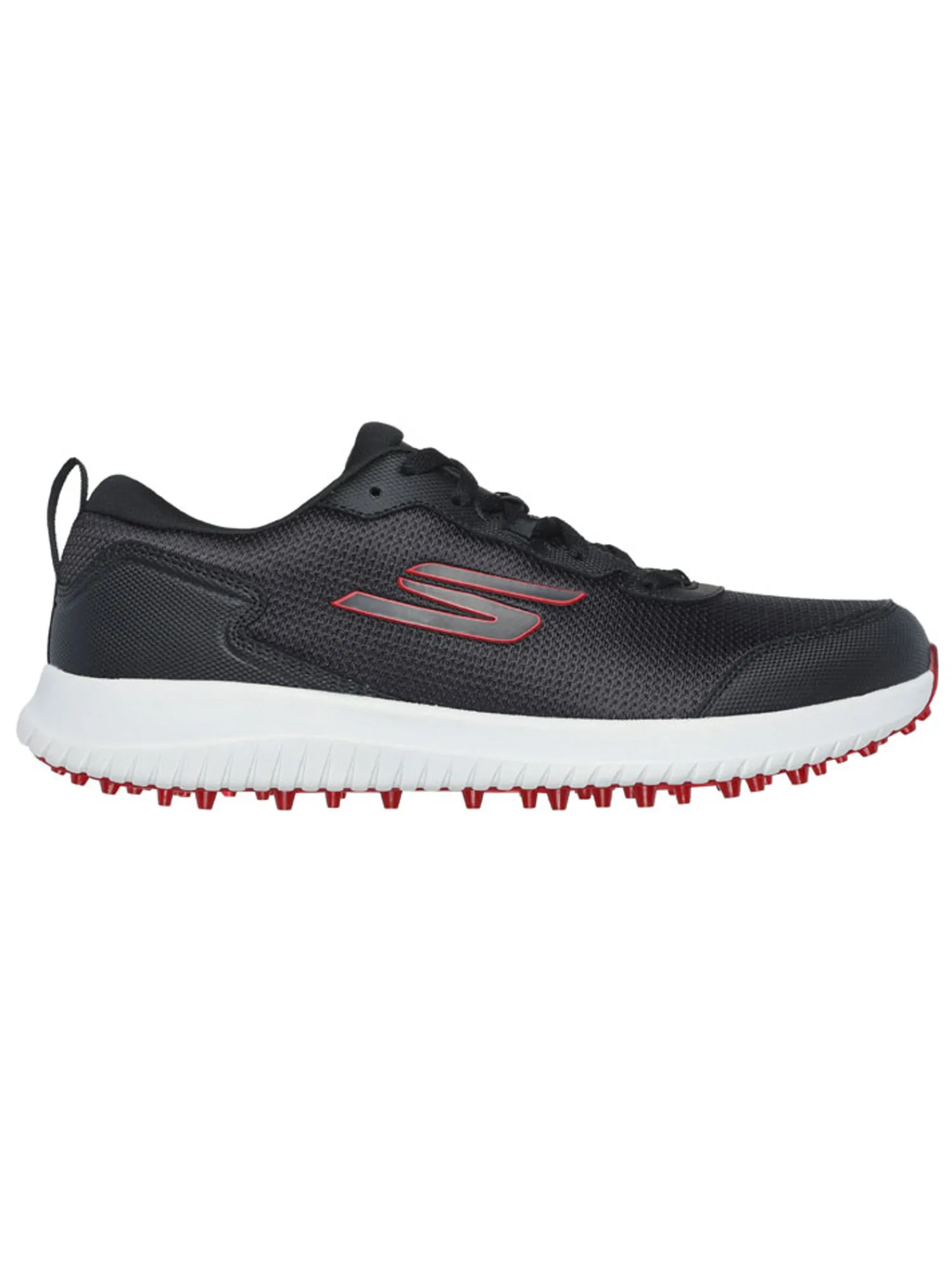 Skechers Mens Golf Shoes|Clearance Shoes|GO GOLF Max Fairway 4 (Extra Wide) Golf Shoes - Black/Red