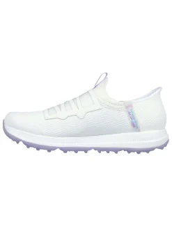Skechers Clearance Shoes|Women's GO GOLF Elite 5 Slip 'In Golf Shoes - White/Lavender