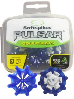 SoftSpikes Shoe Accessories|Pulsar Golf Cleats Tour Lock Blue