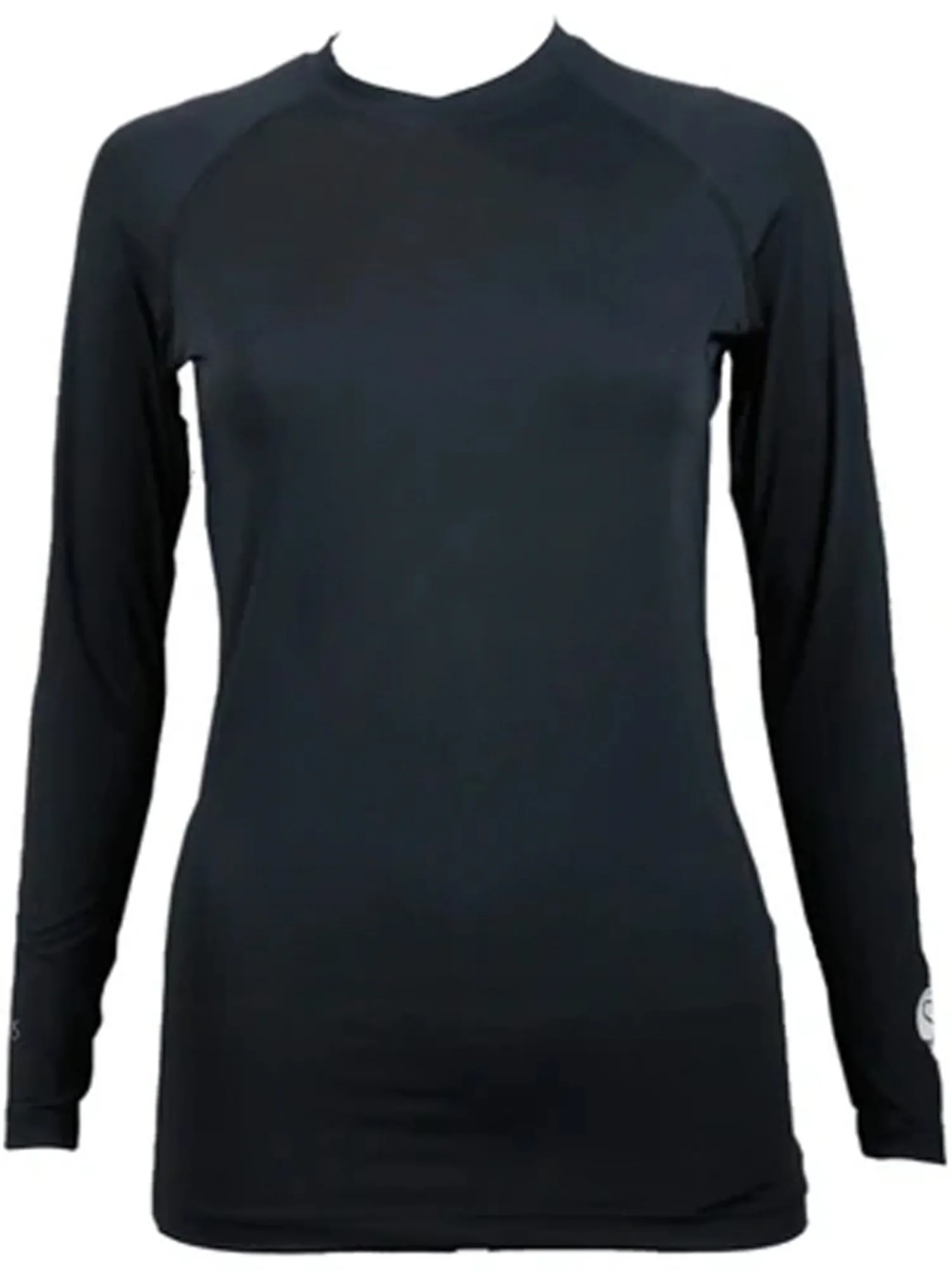 SParms Base Layers|Women's Body Round Neck Sun Protection - Black