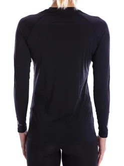 SParms Base Layers|Women's Body Round Neck Sun Protection - Black