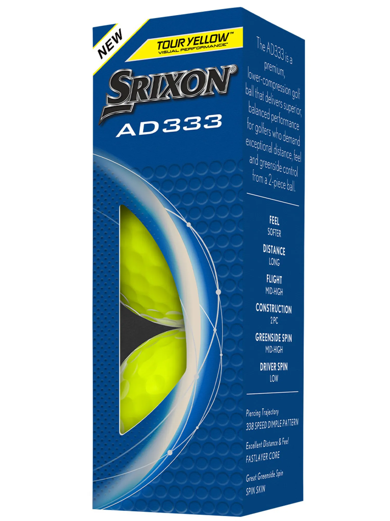 Srixon New Golf Balls|AD 333 Golf Balls