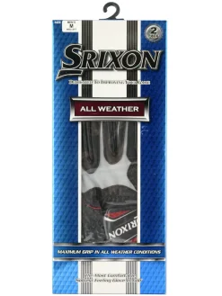 Srixon Womens Golf Gloves|All Weather Golf Gloves - Womens 2 Pack Black