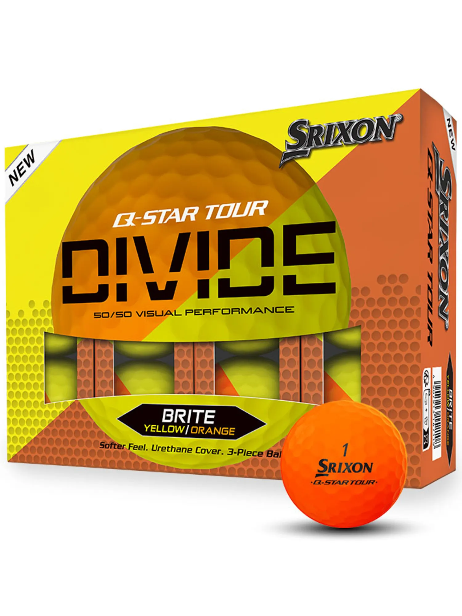 Srixon New Golf Balls|Q-STAR TOUR DIVIDE 2024 Golf Balls