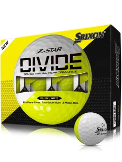 Srixon New Golf Balls|Z-Star Divide 2025 Golf Balls