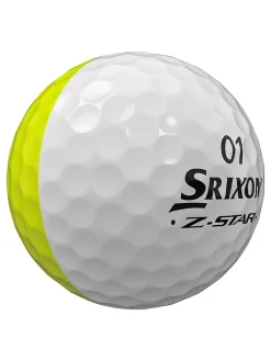 Srixon Clearance Gloves|Z-Star Divide Golf Balls - White/Yellow