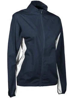Sun Mountain Wind & Rain Wear|Women's Monsoon Rain Jacket - Navy/White