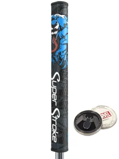 SuperStroke Putter Grips|Tour 2.0 Marvel Putter Grip & Ball Marker- Venom