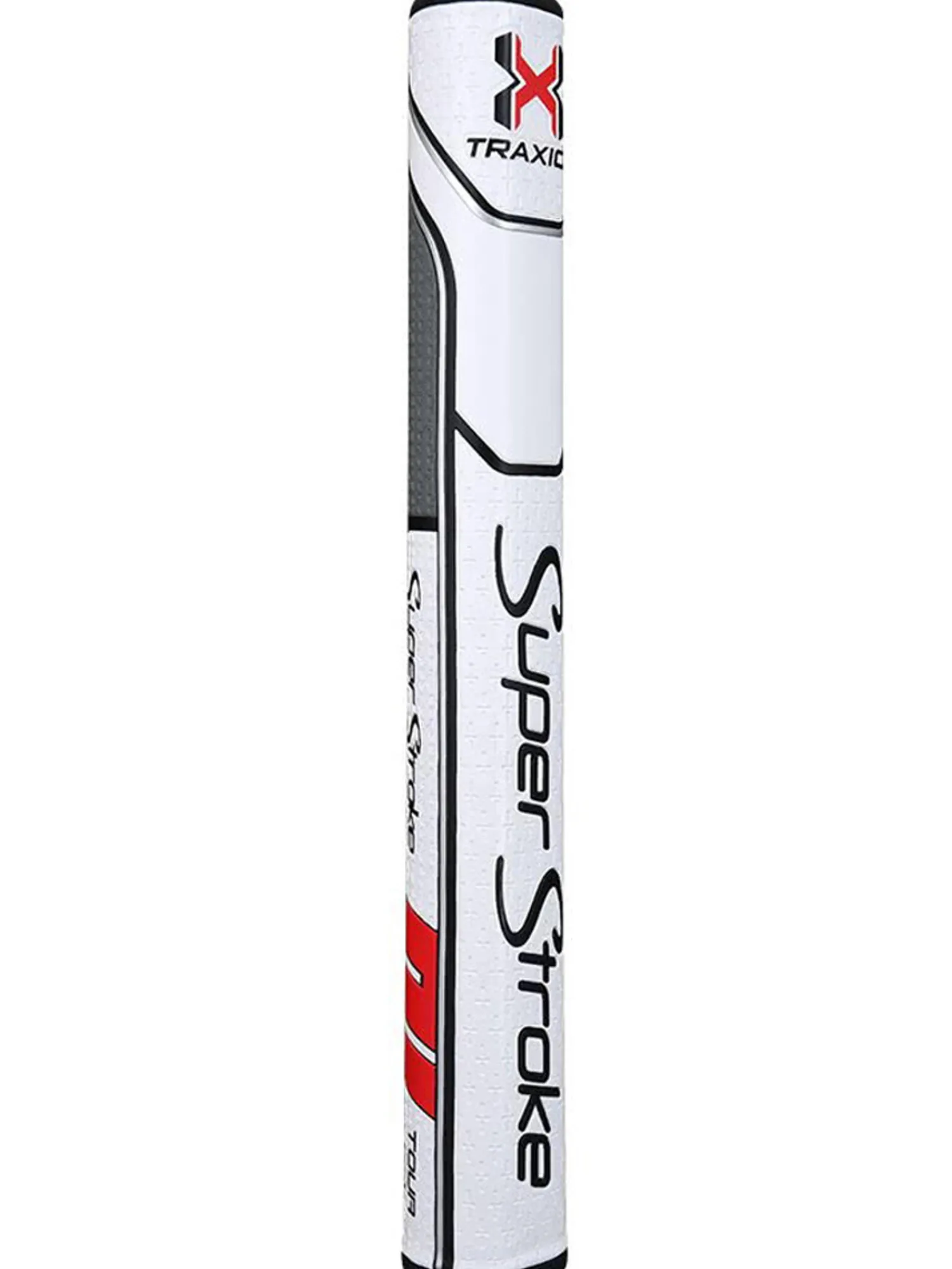 SuperStroke Putter Grips|Traxion Tour 3.0 White Red Grey