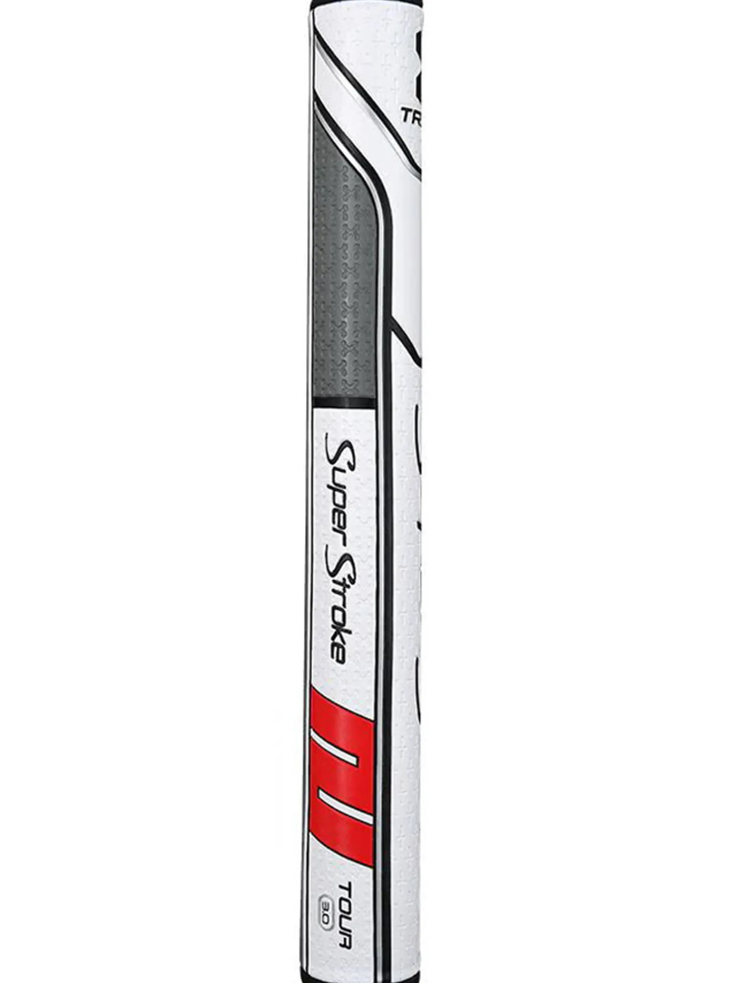 SuperStroke Putter Grips|Traxion Tour 3.0 White Red Grey