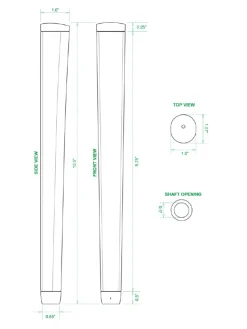 Sweet Rollz Putter Grips|Skinny Putter Grip - La Pina