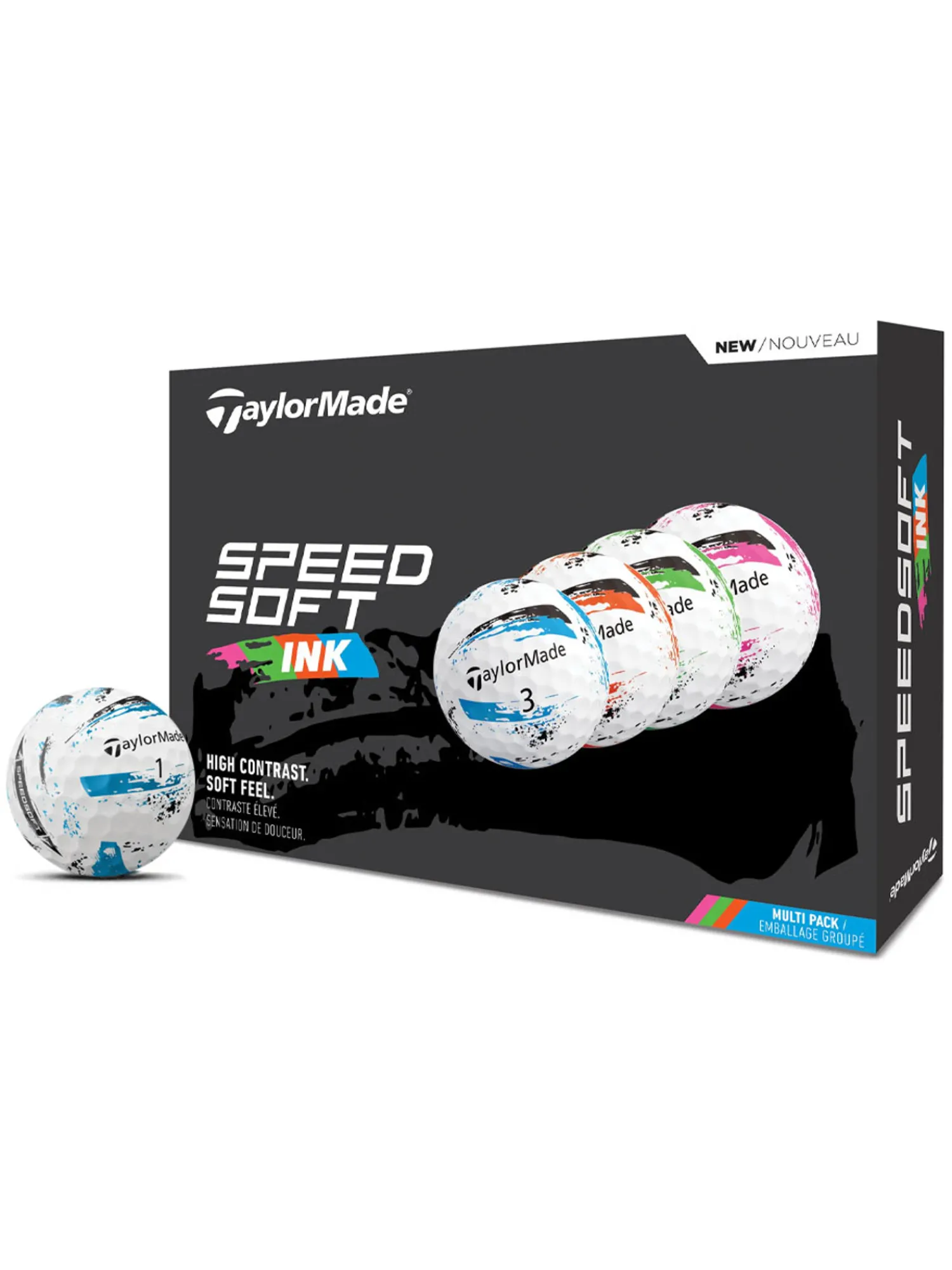 TaylorMade New Golf Balls|SpeedSoft Ink Golf Balls