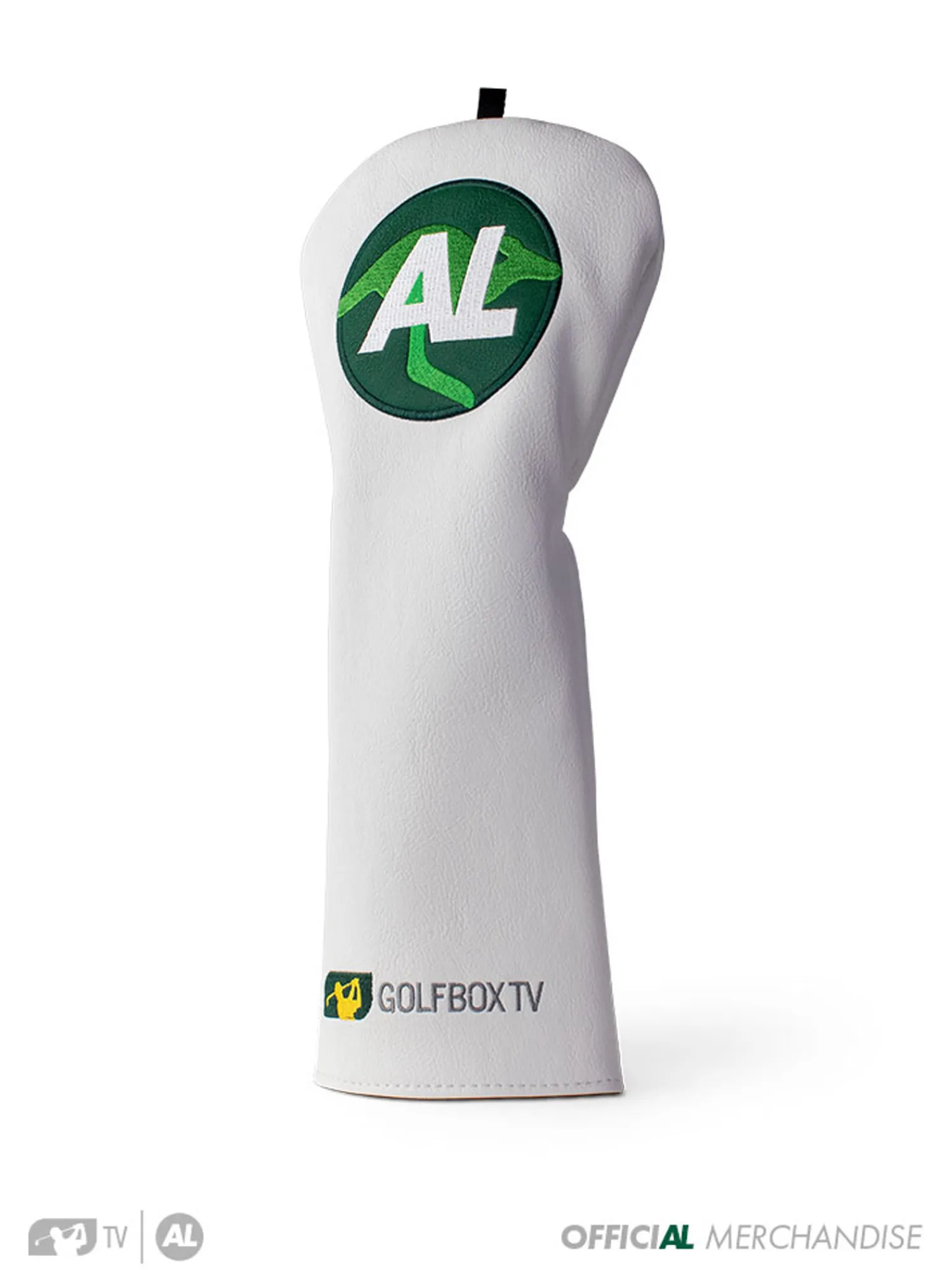 GolfBox Club Covers|#TEAMAL Driver Cover - White