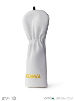 GolfBox Club Covers|#TEAMAL Driver Cover - White