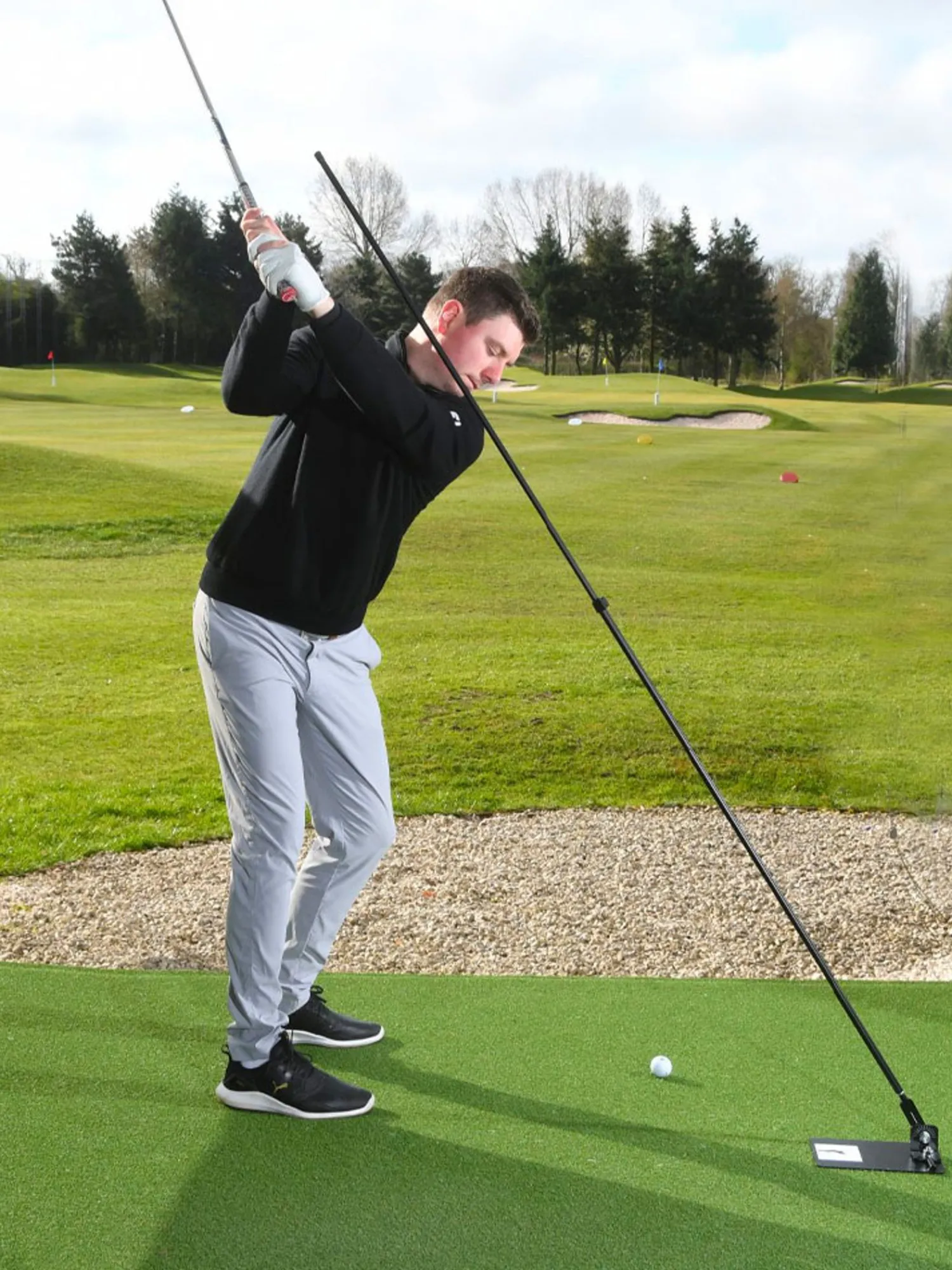The Swing Plate Training Aids|Telescopic Rod