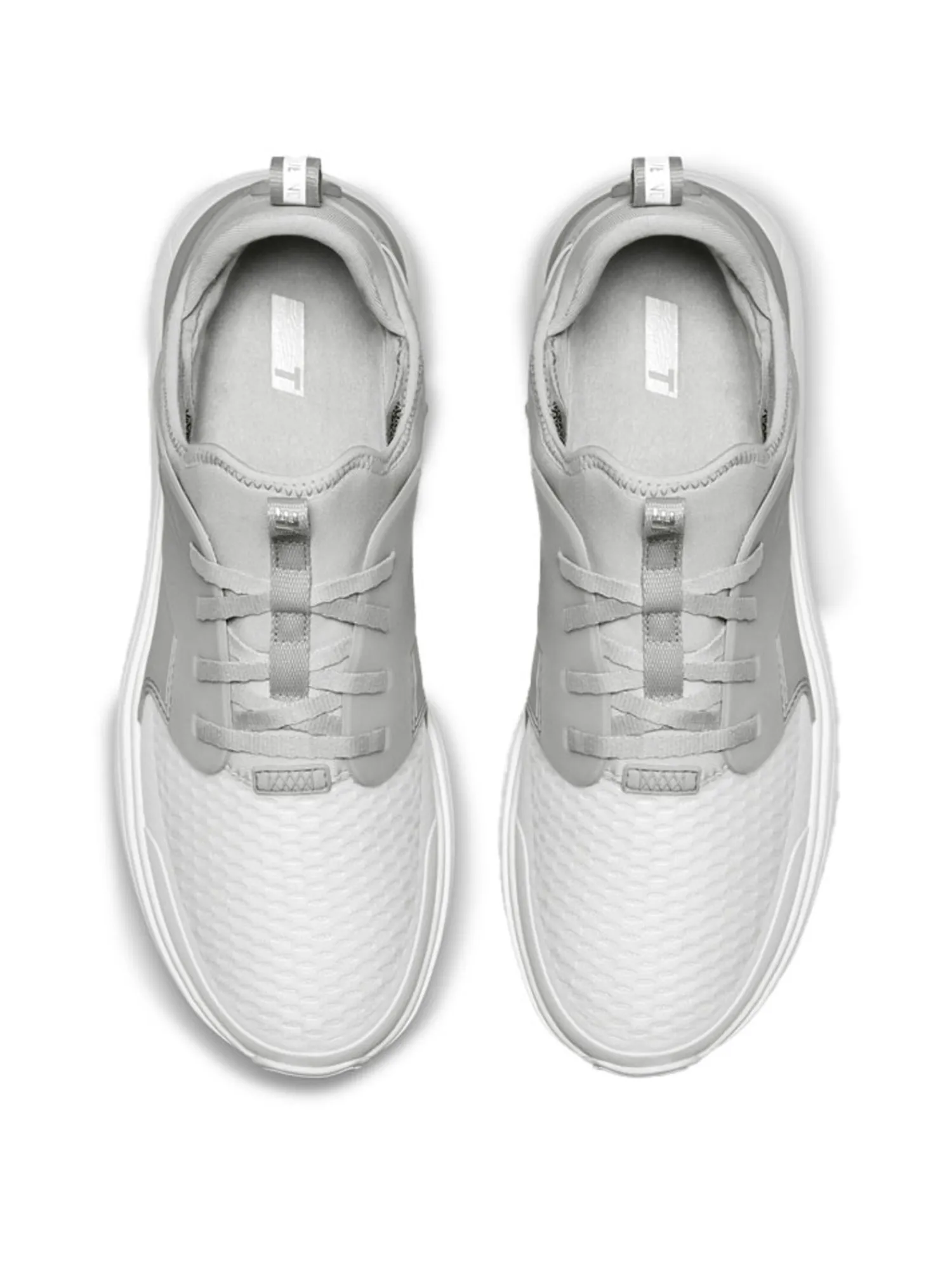 TRUE Linkswear Mens Golf Shoes|Lux G Golf Shoes - White/Grey