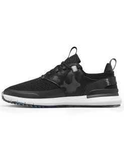 TRUE Linkswear Clearance Shoes|Lux Hybrid Golf Shoes - High Vis Black