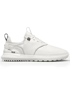 TRUE Linkswear Mens Golf Shoes|Lux Hybrid Golf Shoes - High Vis White