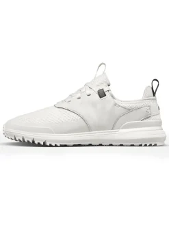 TRUE Linkswear Mens Golf Shoes|Lux Hybrid Golf Shoes - High Vis White