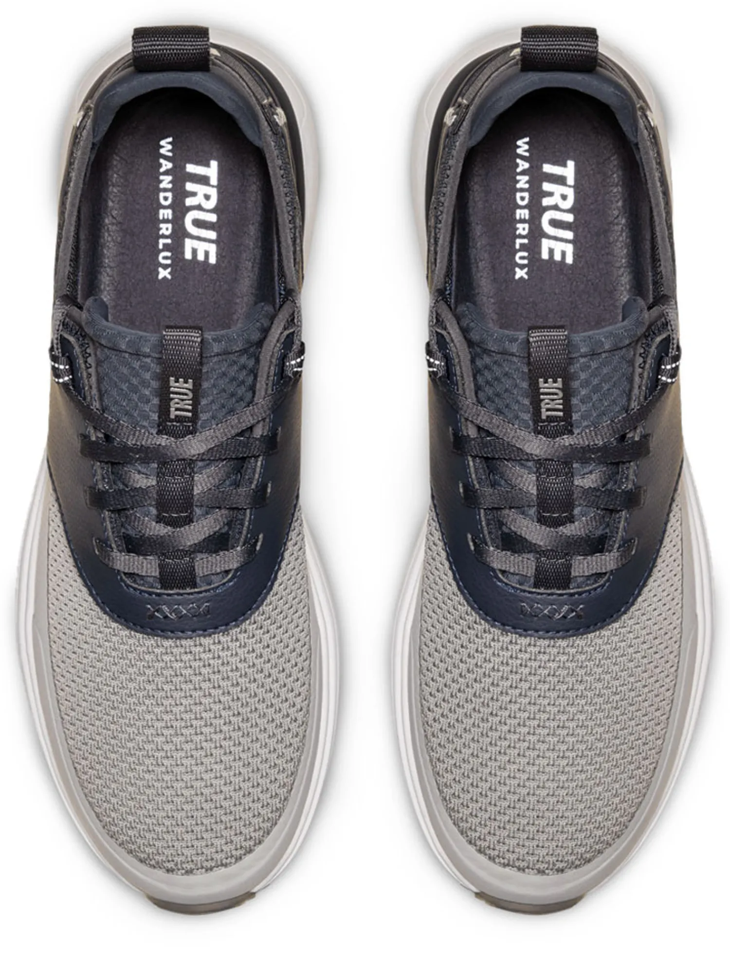 TRUE Linkswear Mens Golf Shoes|Lux Hybrid Golf Shoes - Nine Iron Grey