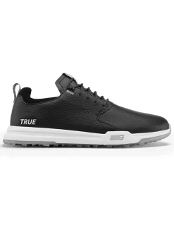 TRUE Linkswear Mens Golf Shoes|OG3 Pro Golf Shoes - Pro Black