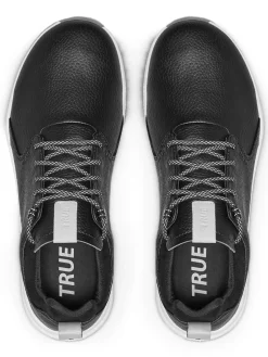 TRUE Linkswear Mens Golf Shoes|OG3 Pro Golf Shoes - Pro Black