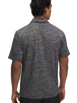 Under Armour Shirts|Drive Jacquard Polo - Black/Steel
