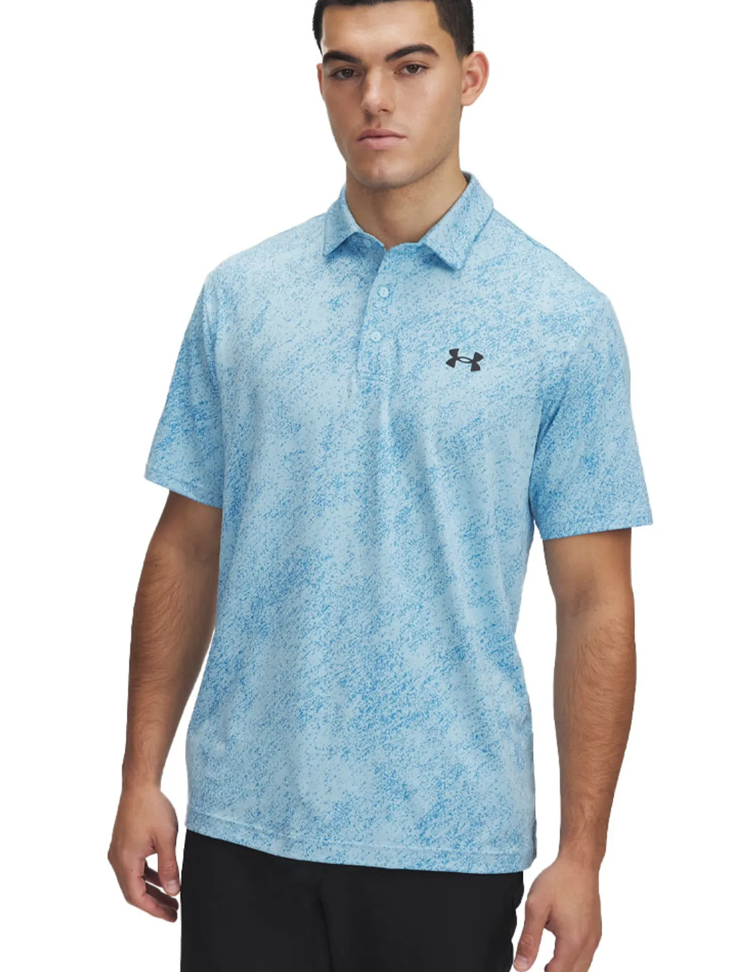 Under Armour Shirts|Drive Jacquard Polo - Stream/Ether Blue