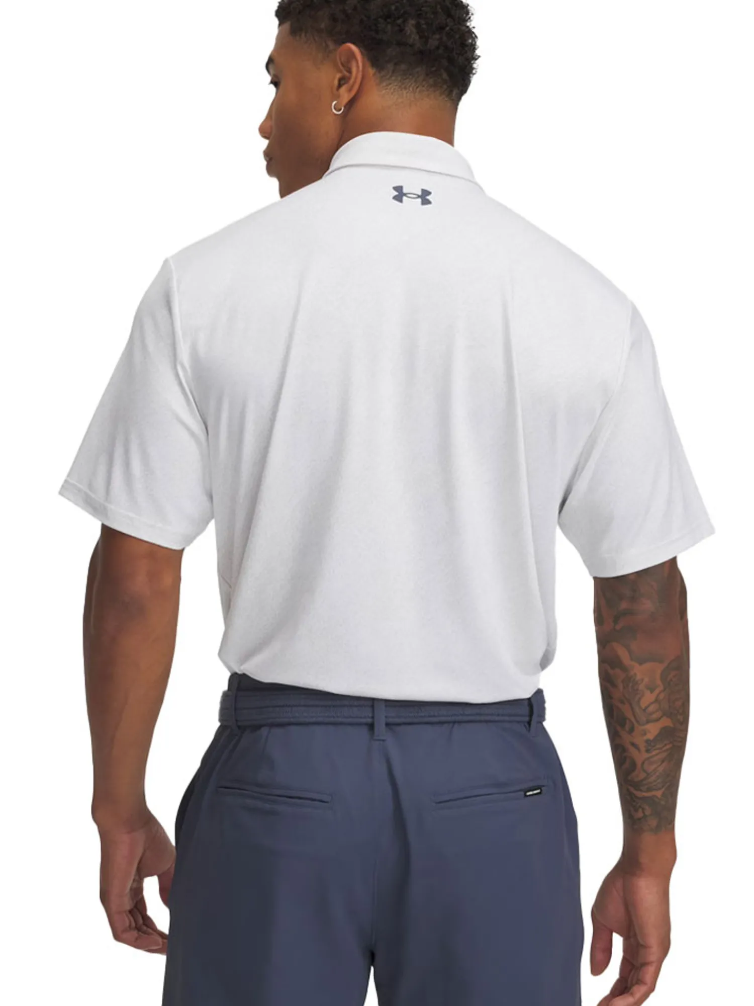 Under Armour Shirts|Drive Jacquard Polo - White Clay/White