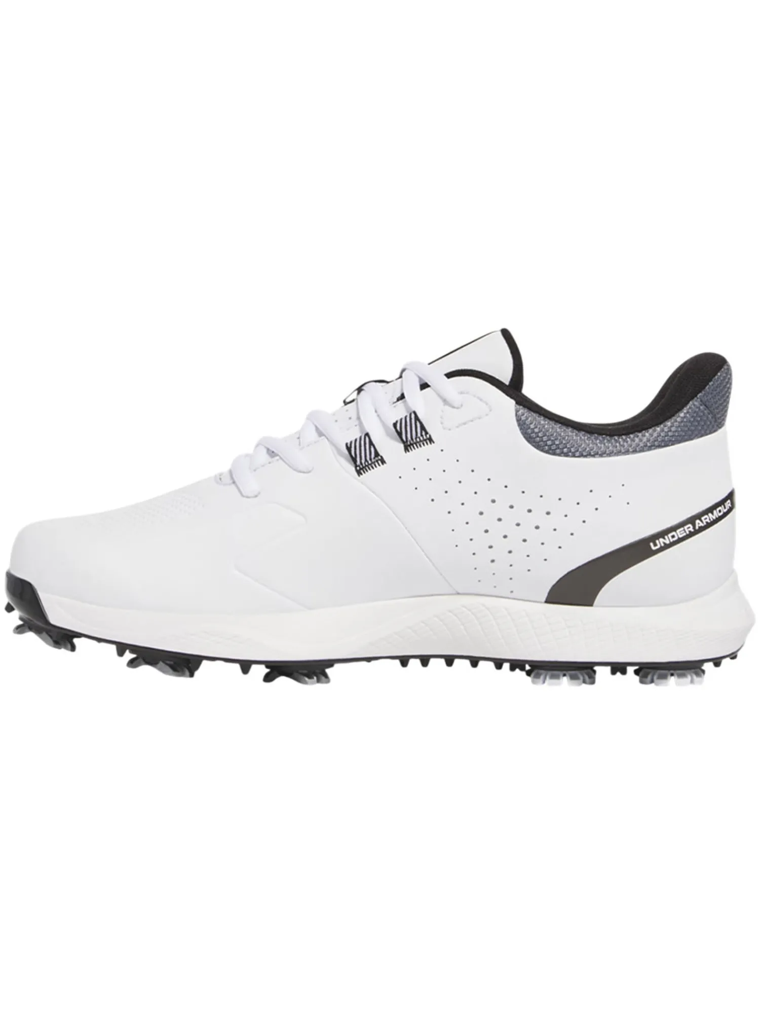 Under Armour Mens Golf Shoes|Drive Medal RST Golf Shoes - White/Castlerock