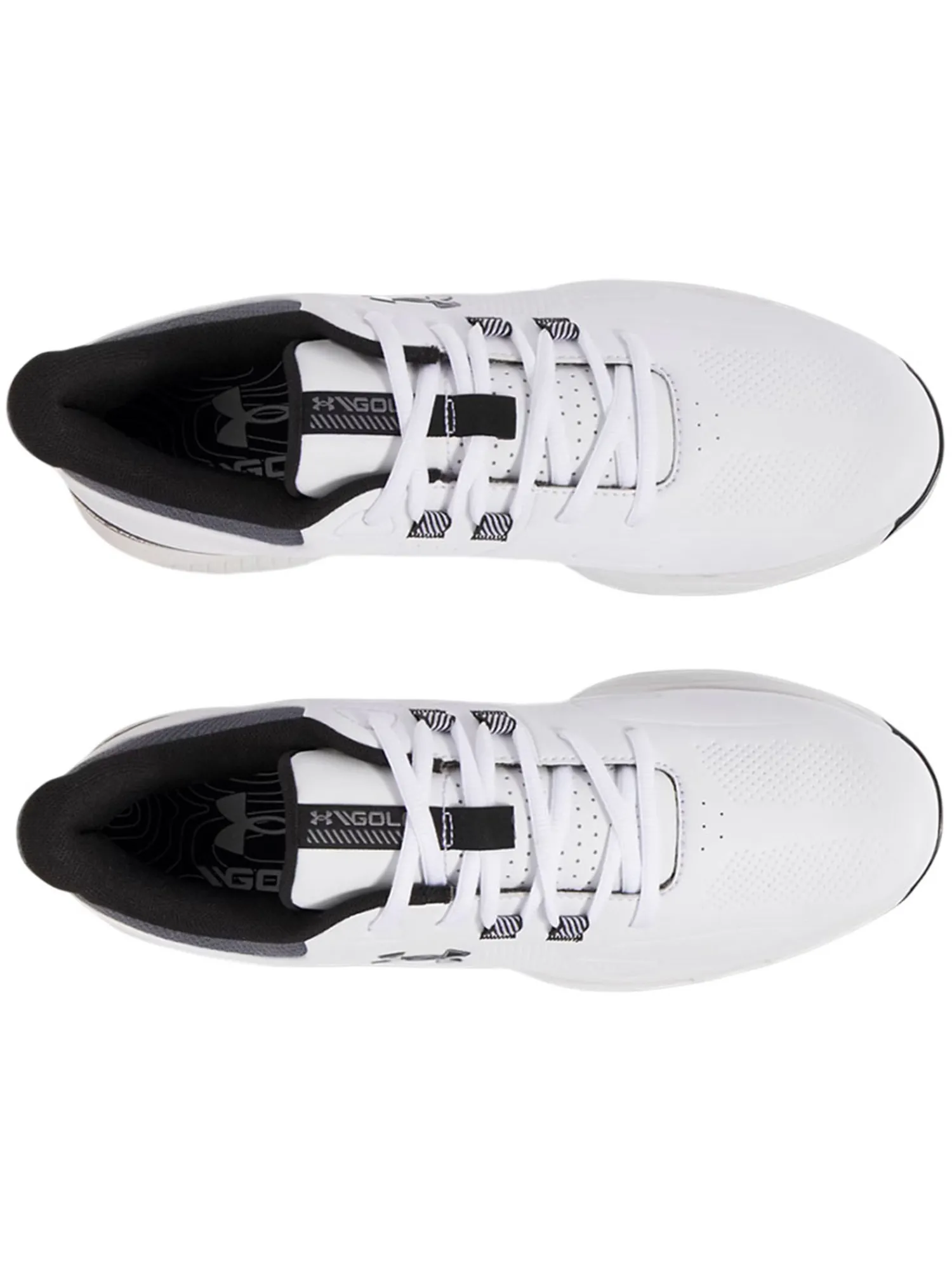 Under Armour Mens Golf Shoes|Drive Medal RST Golf Shoes - White/Castlerock
