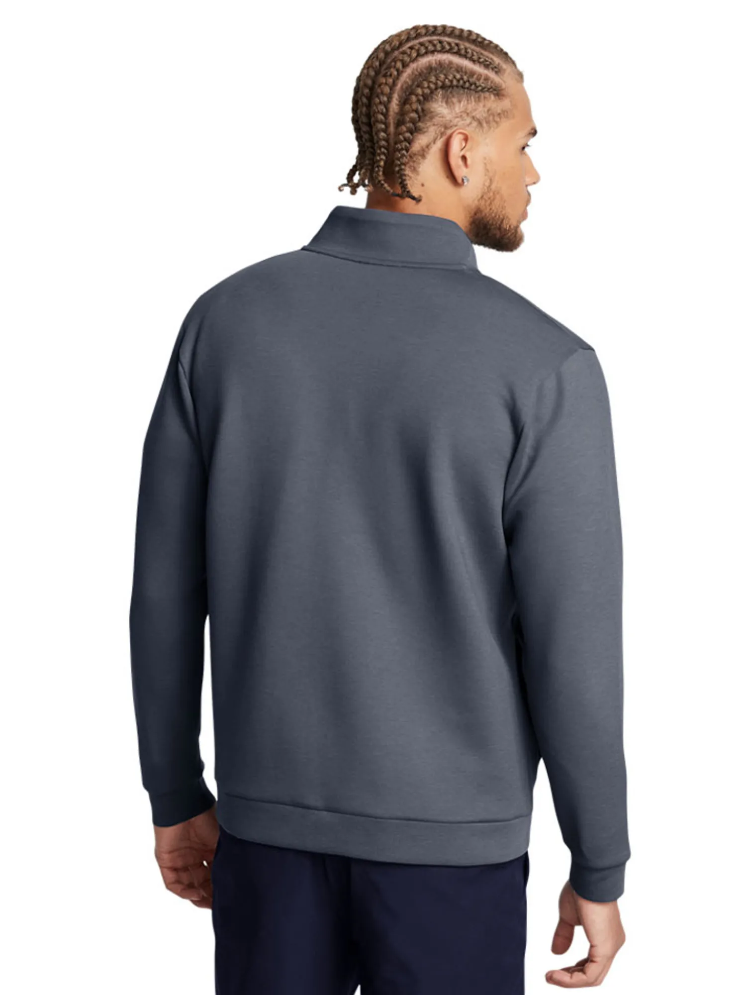 Under Armour Jumpers|Drive Midlayer Pullover - Downpour Grey/Gravel/Black