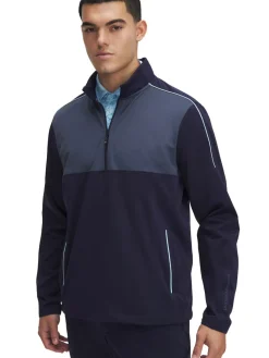 Under Armour Jumpers|Drive Wind Half Zip - Midnight Navy/Downpour Grey