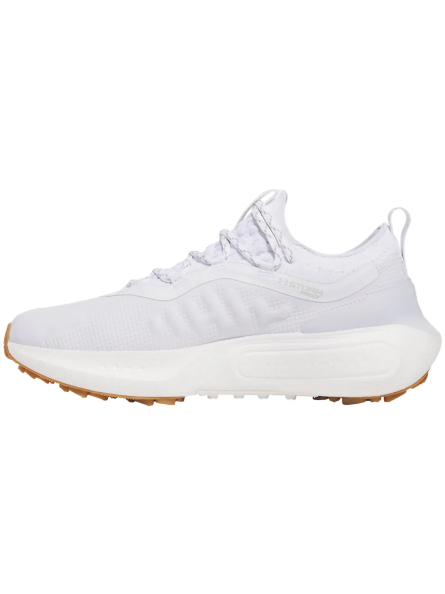 Under Armour Mens Golf Shoes|HOVR Phantom Fore Golf Shoes - White/Halo Grey