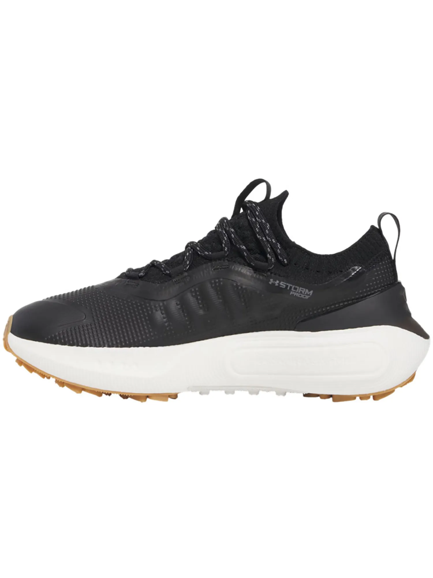 Under Armour Mens Golf Shoes|HOVR Phantom Fore Golf Shoes - Black/Metallic Gun Metal