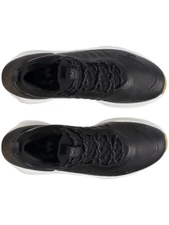 Under Armour Mens Golf Shoes|HOVR Phantom Fore Golf Shoes - Black/Metallic Gun Metal