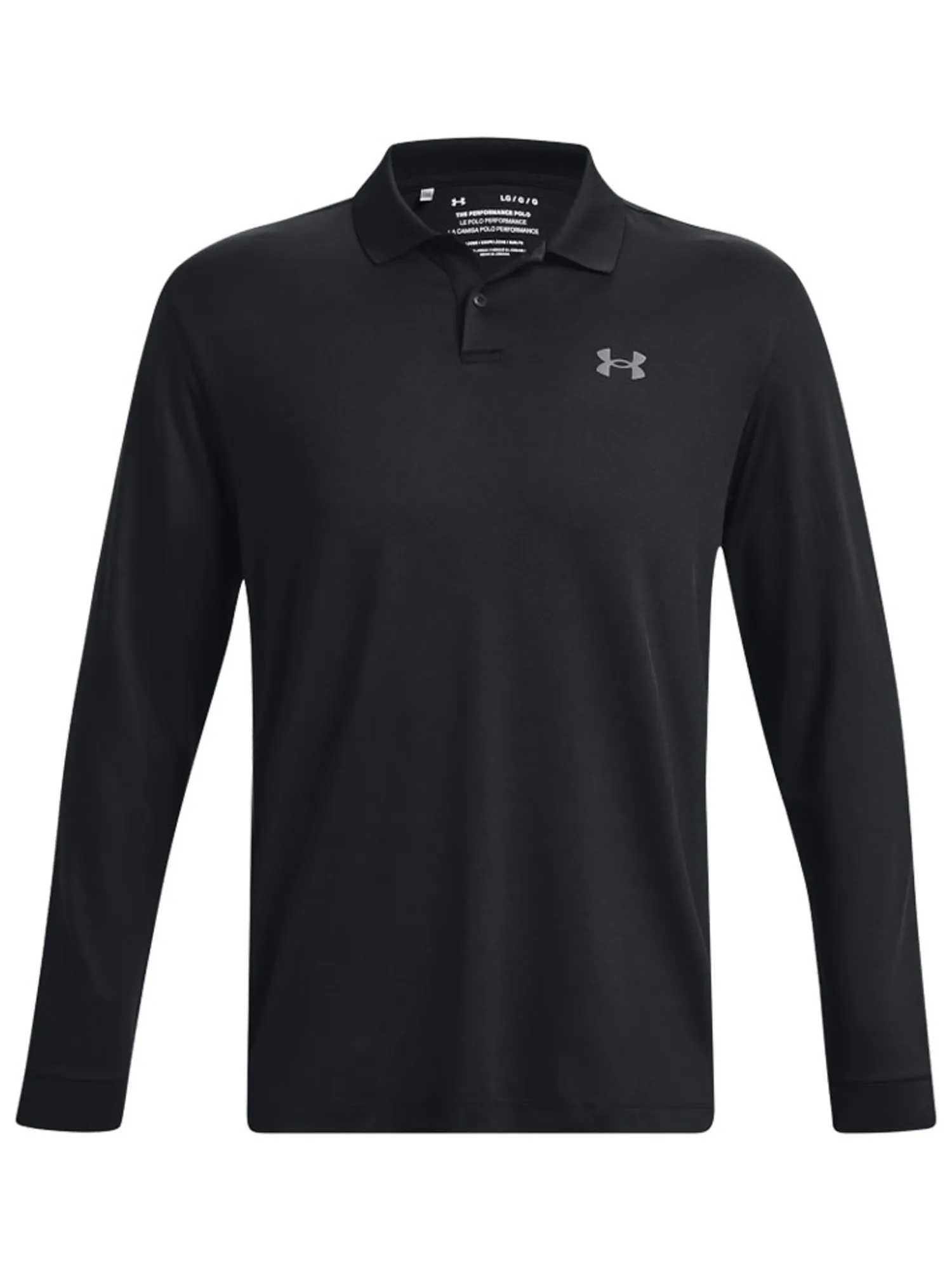 Under Armour Shirts|Matchplay Long Sleeve Polo - Black