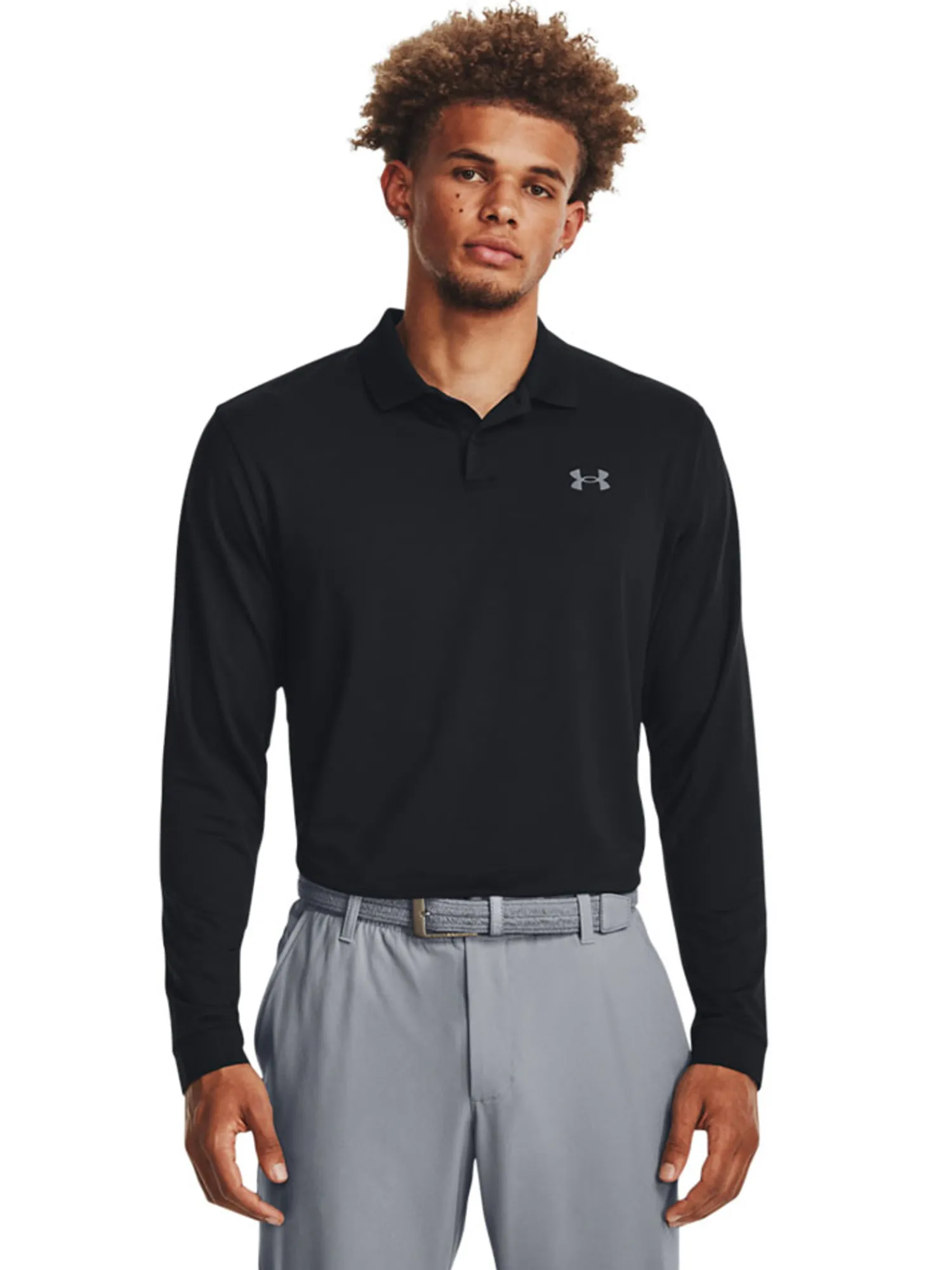 Under Armour Shirts|Matchplay Long Sleeve Polo - Black