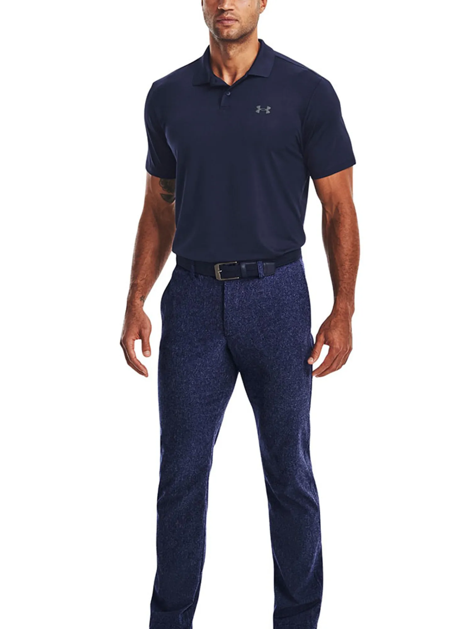 Under Armour Shirts|Matchplay Polo - Midnight Navy