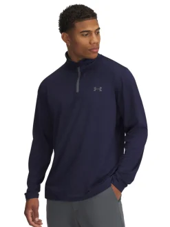 Under Armour Jumpers|Matchplay 1/4-Zip - Midnight Navy/Pitch Grey