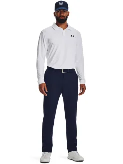 Under Armour Shirts|Performance 3.0 Long Sleeve Polo - White