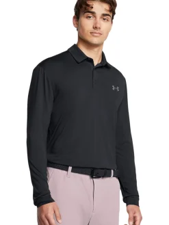 Under Armour Shirts|Playoff 3.0 Long Sleeve Polo - Black