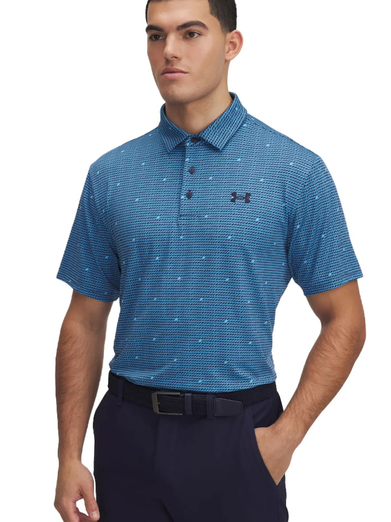 Under Armour Shirts|Playoff 3.0 Printed Polo - Ether Blue/Stream