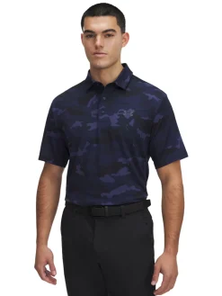 Under Armour Shirts|Playoff 3.0 Printed Polo - Midnight Navy/Downpour Grey