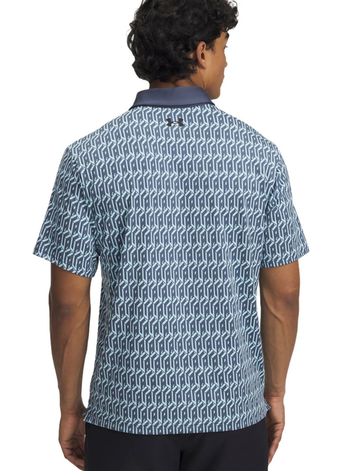 Under Armour Shirts|Playoff 3.0 Printed Polo - Stream/Downpour Grey/Black