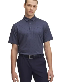 Under Armour Shirts|Playoff 3.0 Printed Polo - Downpour Grey/Midnight Navy