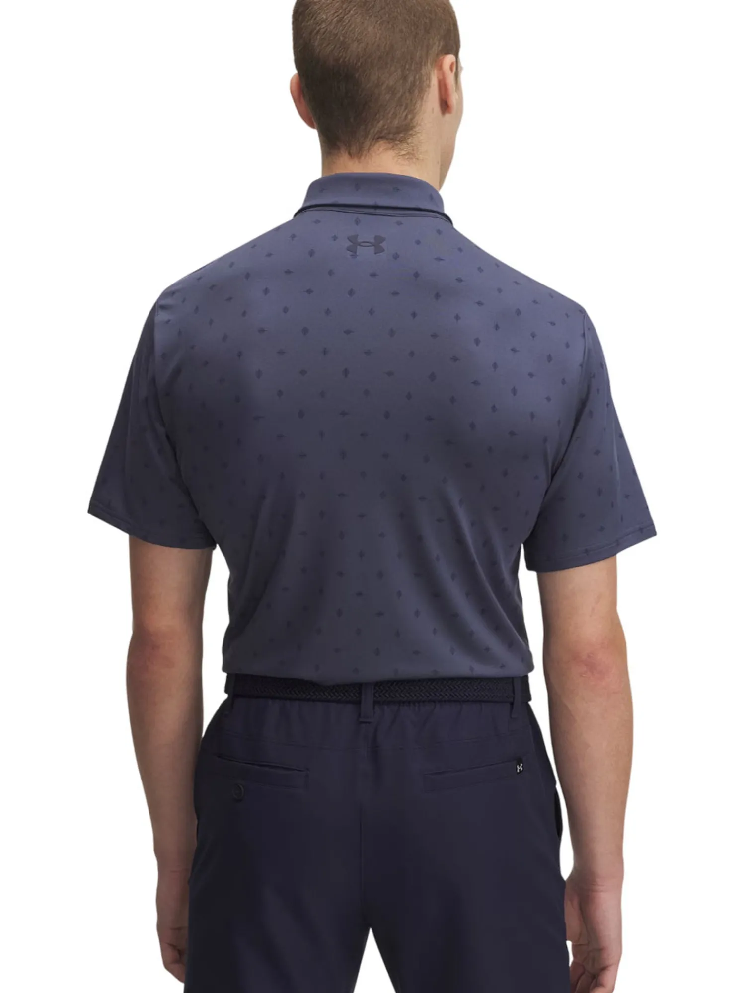 Under Armour Shirts|Playoff 3.0 Printed Polo - Downpour Grey/Midnight Navy