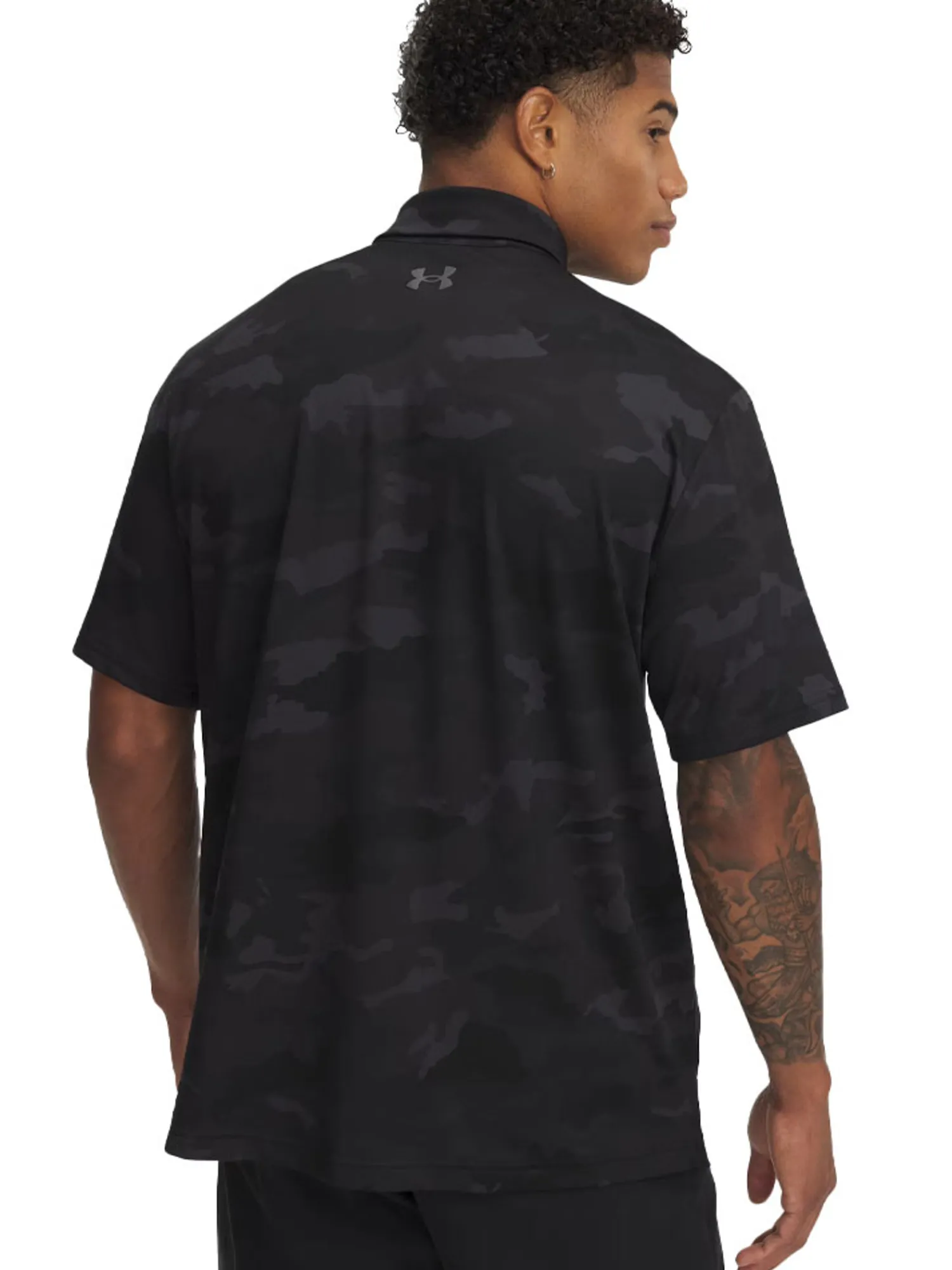 Under Armour Shirts|Playoff 3.0 Printed Polo - Black/Castlerock