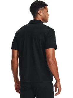 Under Armour Clearance Clothing|Team Tech Polo Shirt - Black
